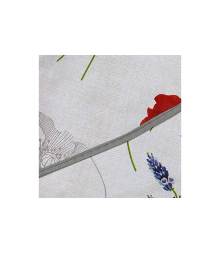 Nappe Ronde Imprimé Sisteron 160cm Blanc