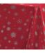 Nappe Imprimé Astrelia 140x240cm Rouge & Argent-2