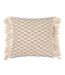 Yard Saku Fringed Blossom Throw Pillow Cover (Olive) (50cm x 50cm)