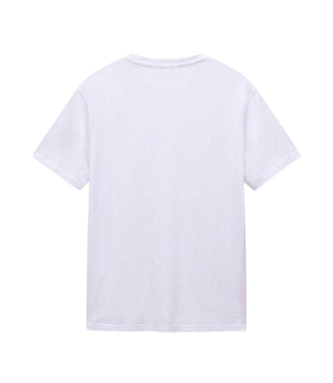 T-shirt Manches Courtes Motif/style Logo Salis Homme Blanc Vif Napapijri-2