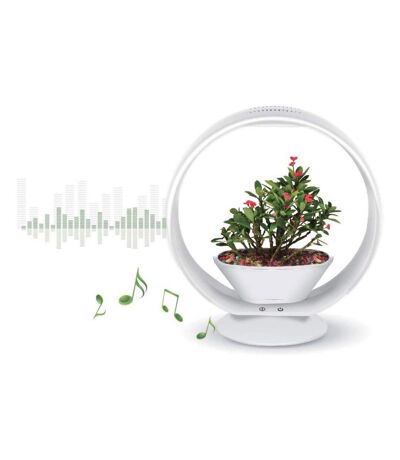 Lampe LED ludique avec jardinière intégrée et enceinte bluetooth 25 LED