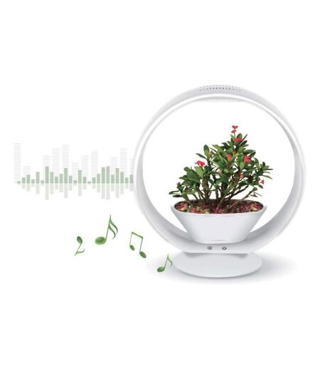 Lampe LED ludique avec jardinière intégrée et enceinte bluetooth 25 LED