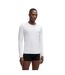 Lot De 3  T-shirts Manches Longues Motif/style Logo Homme Blanc Bleu Marine Noir Boss-4