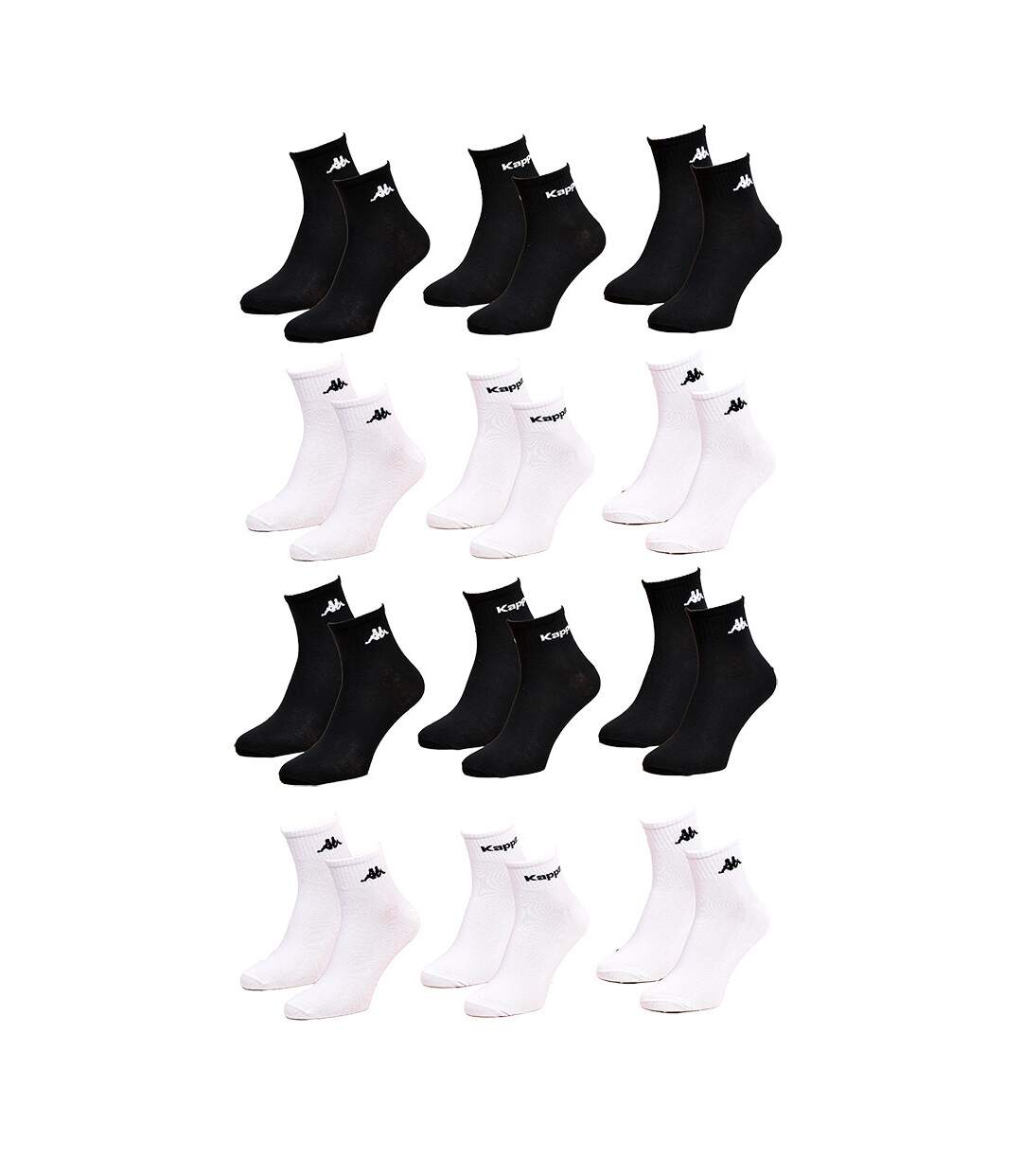 Chaussettes homme KAPPA Socquettes Pack de 12 Paires Unies Surprise