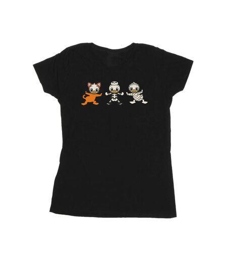 Disney T-shirt en coton Femmes/Dames Duck Tales Halloween Costumes (Noir) - UTBI33870