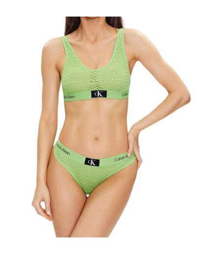 Brassière De Sport Femme Vert Calvin Klein