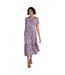 Womens/ladies Sardinia Floral Uv Tiered Dress Multicoloured Mountain Warehouse-1