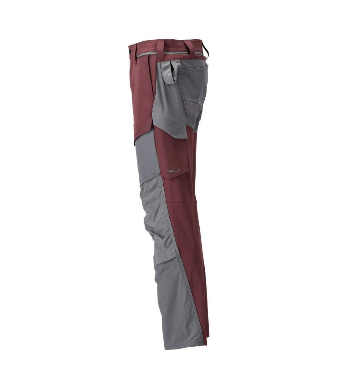 Pantalon De Travail Customised Homme Bordeaux Gris Pierre Mascot-4