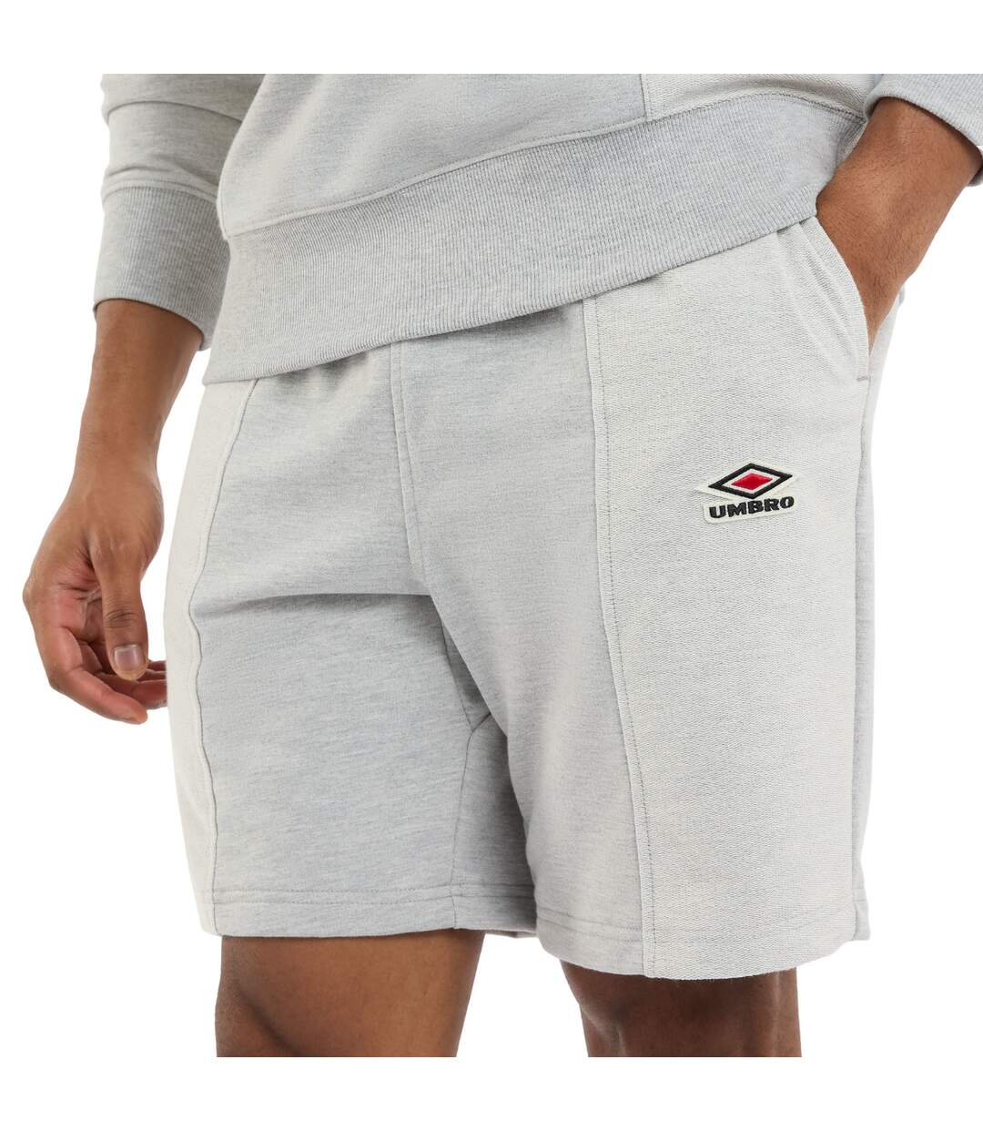 Umbro - Short - Homme (Gris chiné) - UTUO2104-1