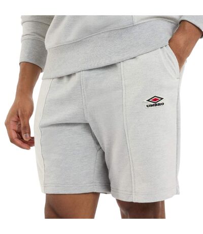 Mens textured shorts grey marl Umbro