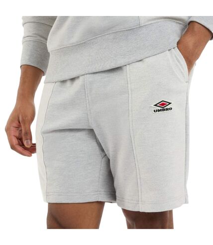 Mens textured shorts grey marl Umbro