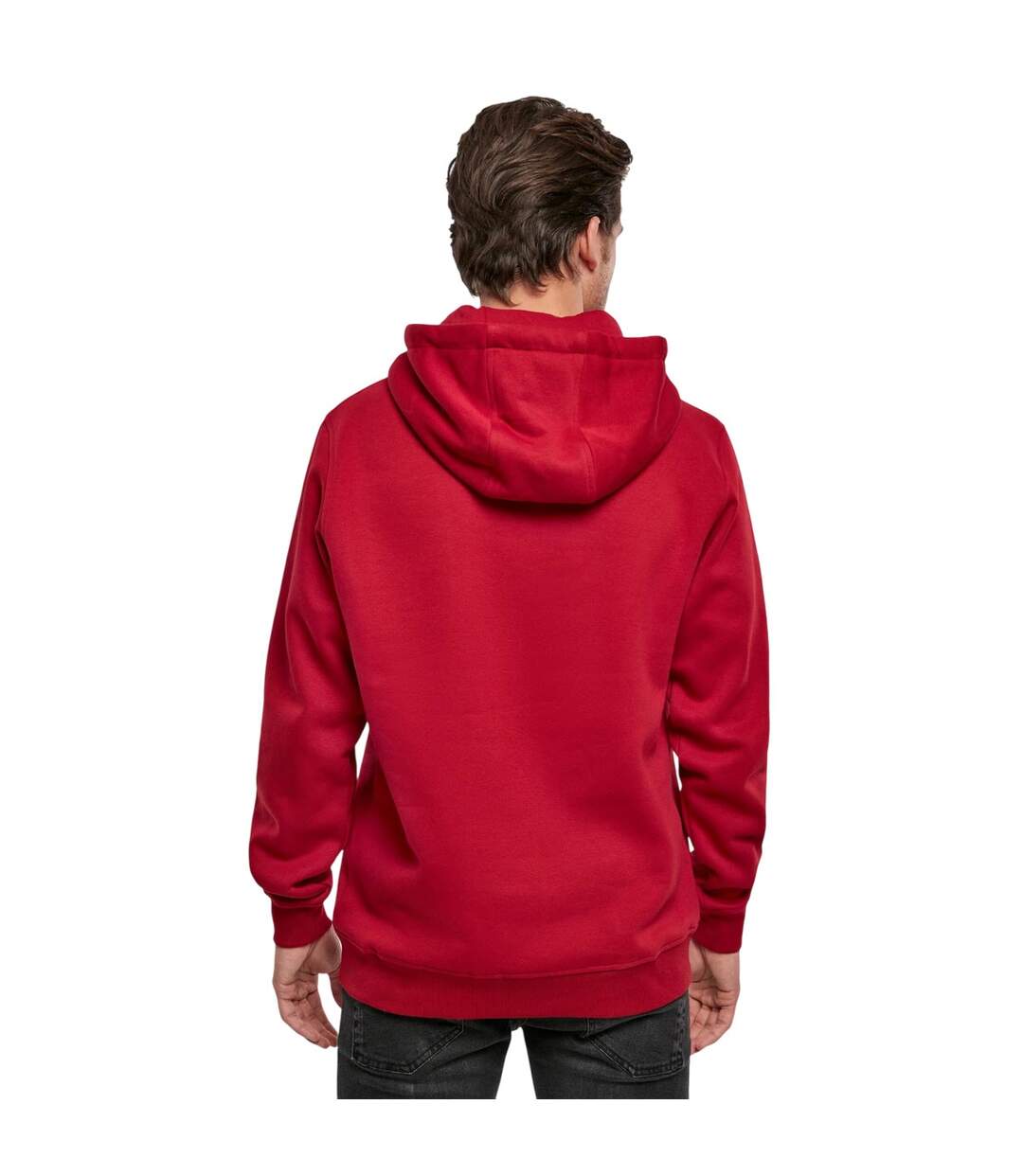 Sweat À Capuche Homme Rubis Build Your Brand-3