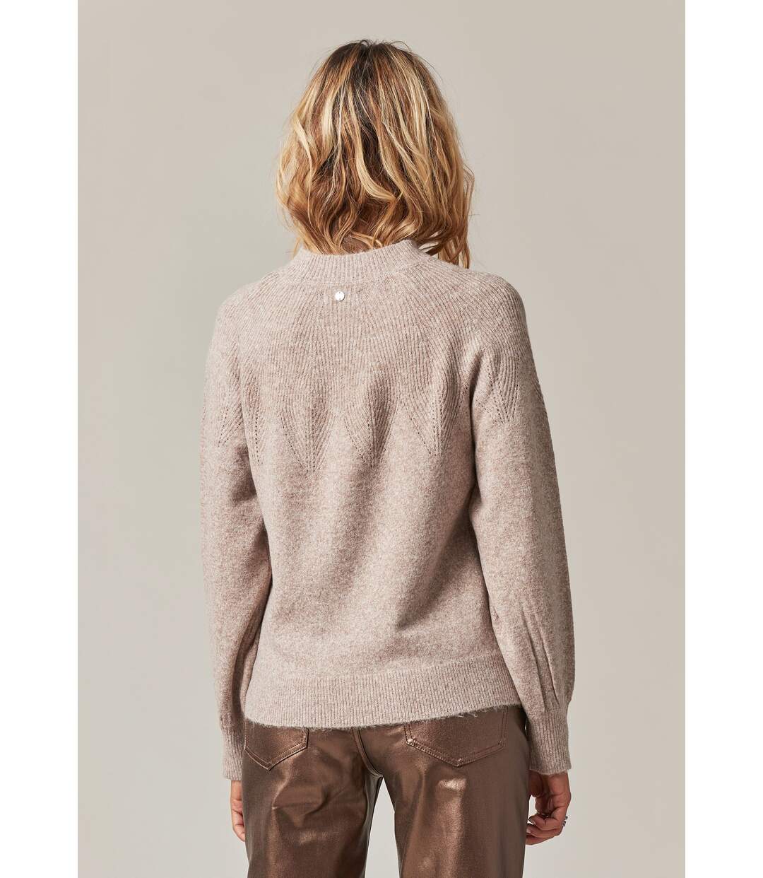 Pull à manches bouffantes pour femme DIDA-3