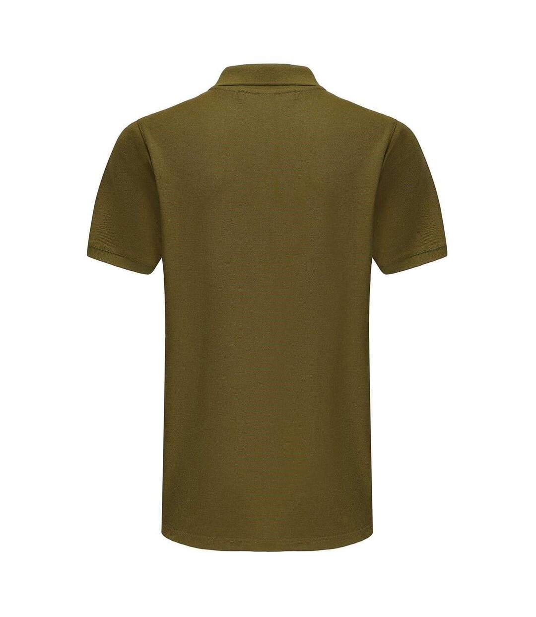 Mens Embroidered Logo Polo Shirt Khaki Slazenger-2