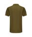Mens Embroidered Logo Polo Shirt Khaki Slazenger-2
