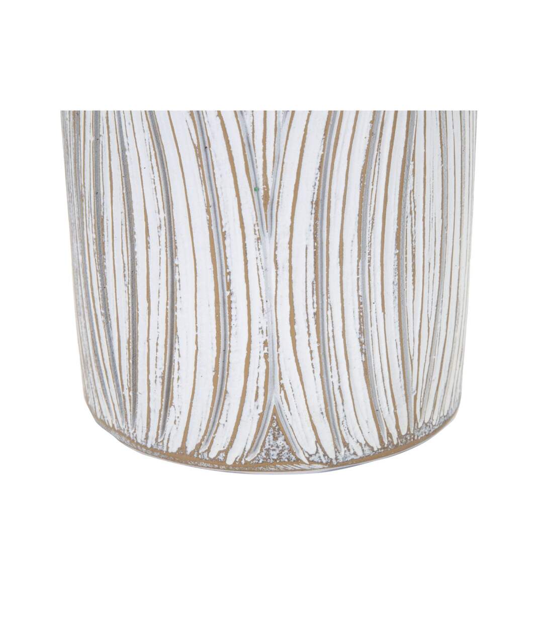 Vase Déco à Motifs Atene 60cm Blanc-4