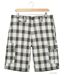 Bermuda homme WINCHESTER IDRA1B blanc à carreaux : le short en coton confortable et stylé-2