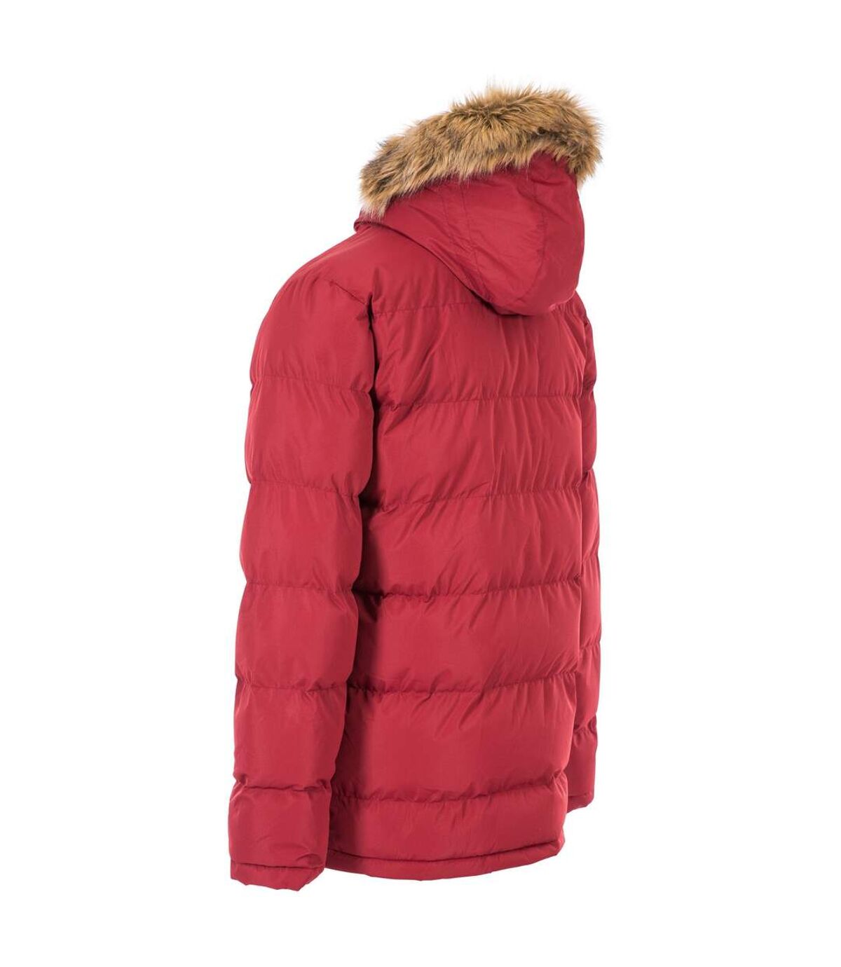 Trespass Mens Baldwin Padded Waterproof Jacket (Merlot)