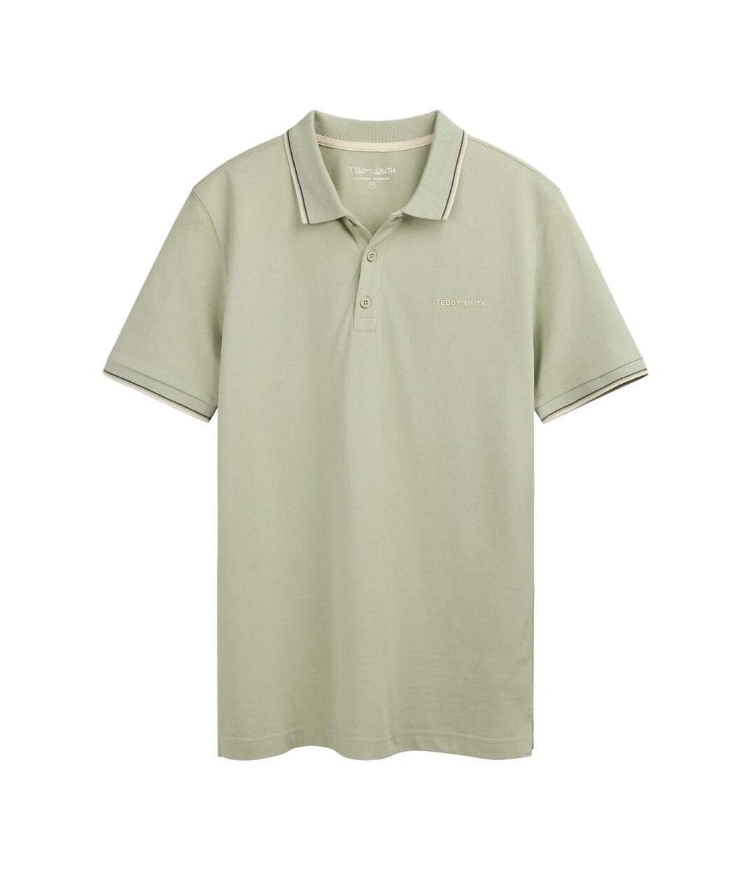 Polo vert pale homme teddy smith pasian 2-1