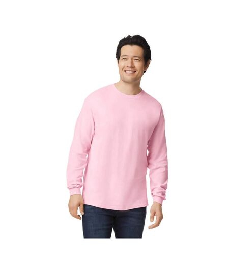 T-shirt Manches Longues Adulte Rose Clair Gildan