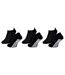 Chaussettes femme LULU CASTAGNETTE Qualité et Confort-Assortiment modèles photos selon arrivages- Pack de 3 LULU Sneaker Script Noires