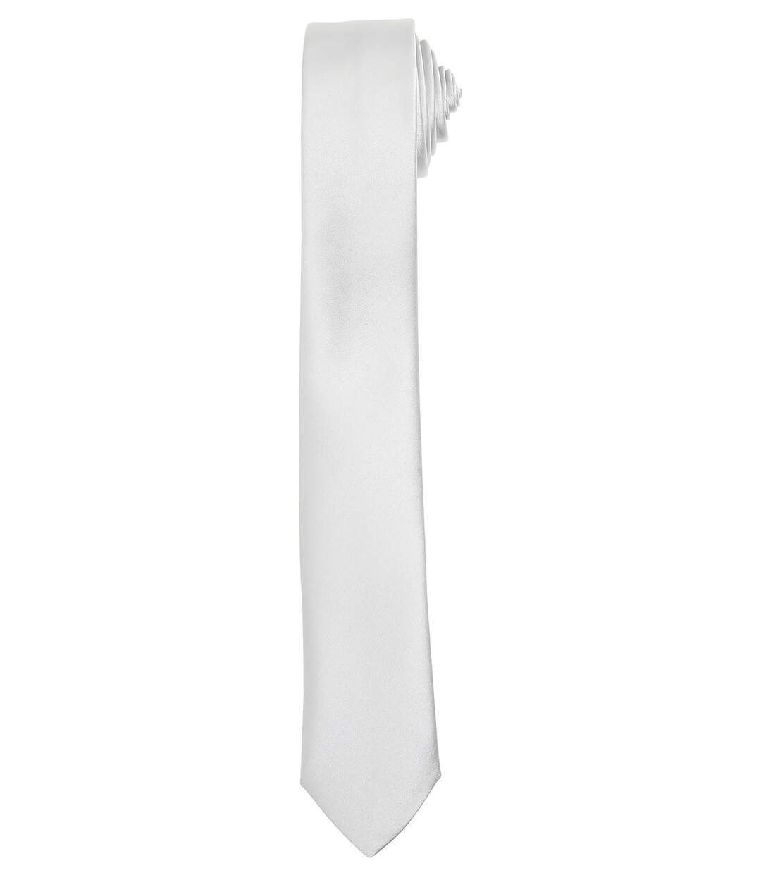 Cravate fine - PR793 - gris silver-1
