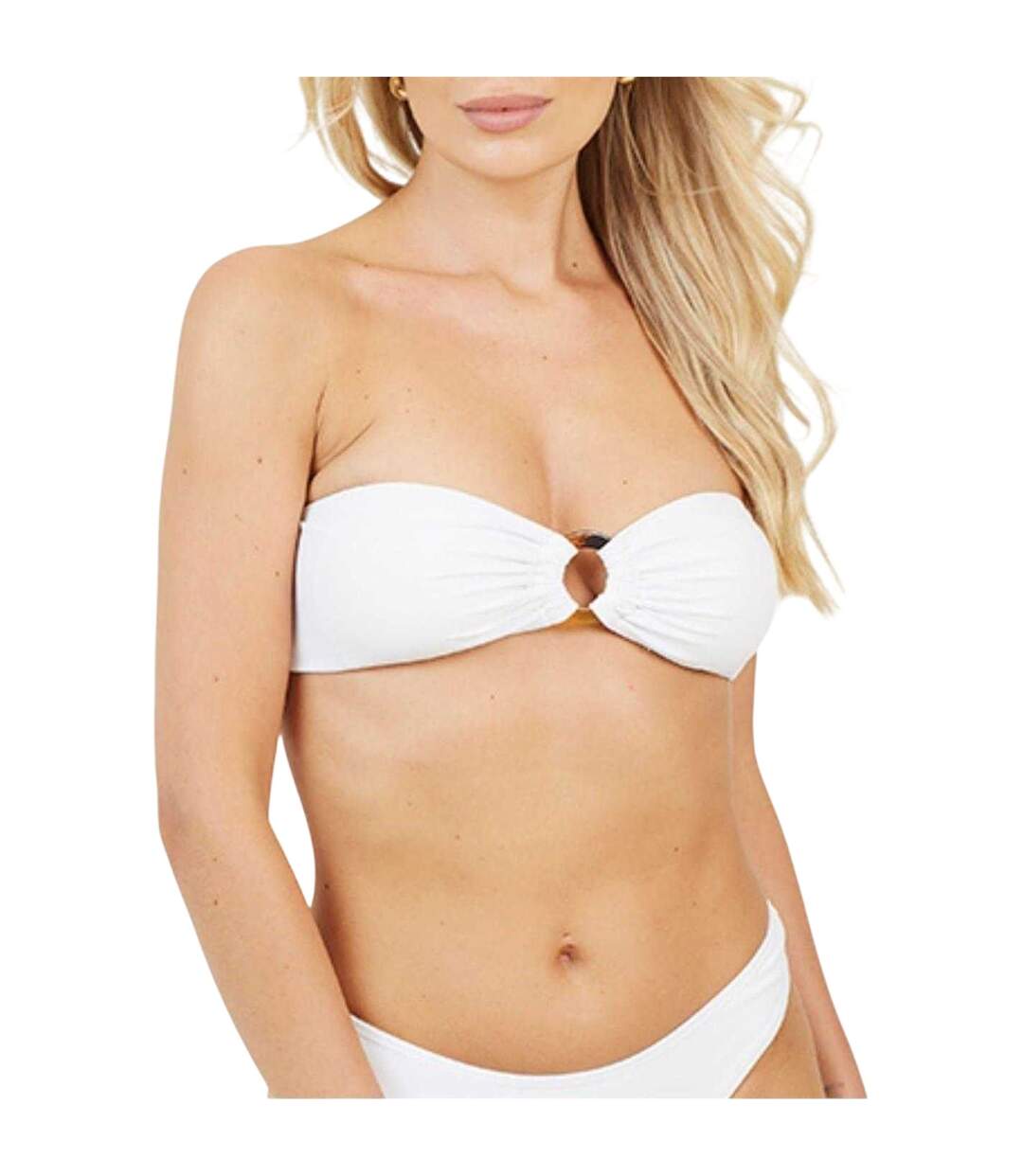 Haut De Maillot De Bain Motif/style Bague Femme Blanc Brave Soul-2