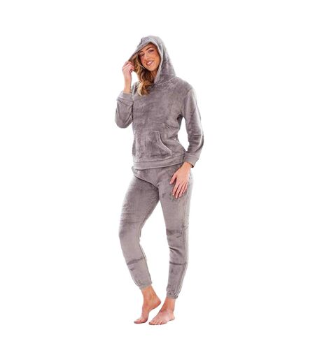 Ensemble De Pyjama Long Femme Gris Keanu