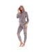 Ensemble De Pyjama Long Femme Gris Keanu-2