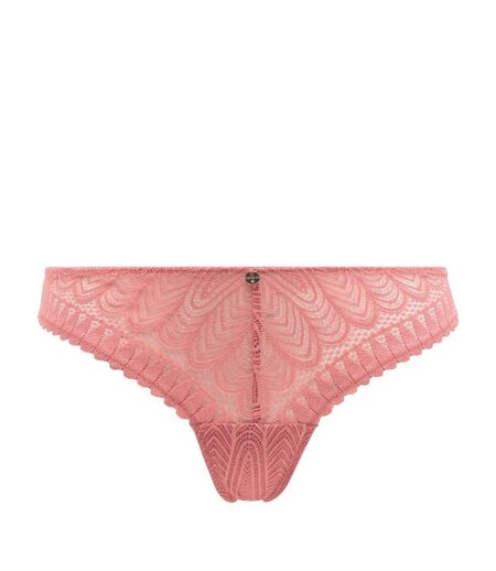 Tanga rose Camille Dentelle