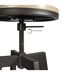 Table haute avec tabourets design industriel Aria - 2 Personnes - Noir-3