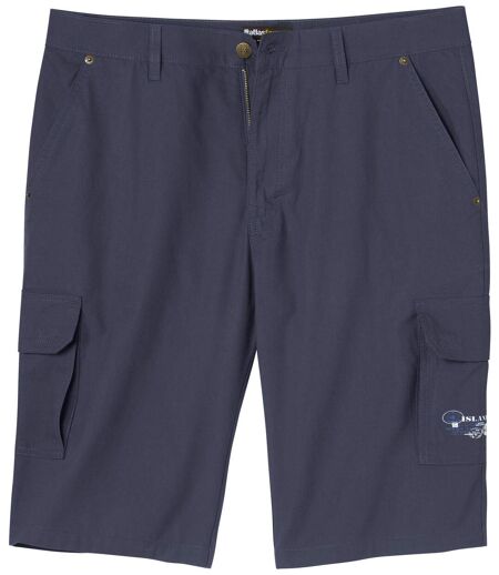 Men's Relaxed Cargo Shorts - Navy