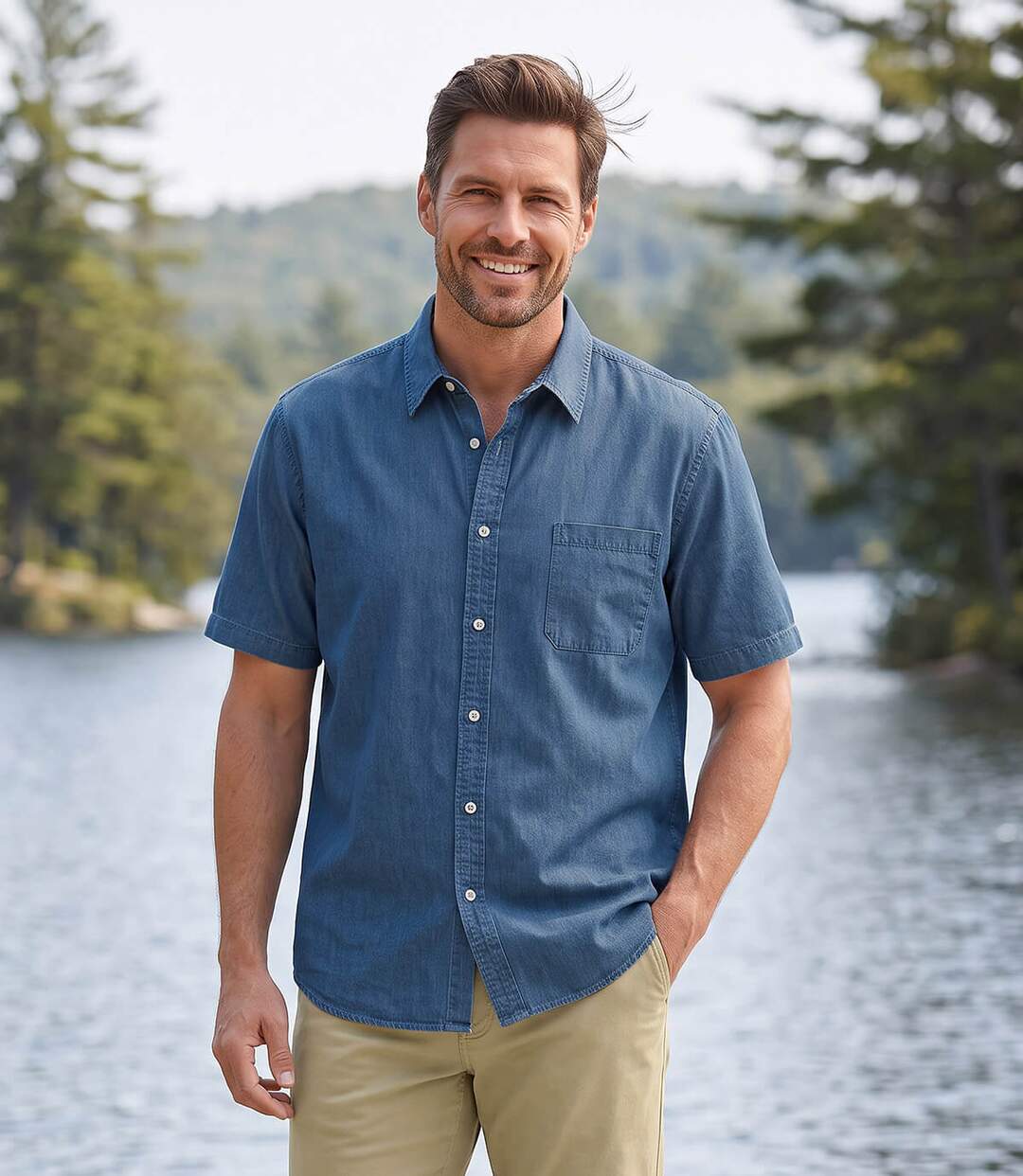 Denim overhemd Atlas-4