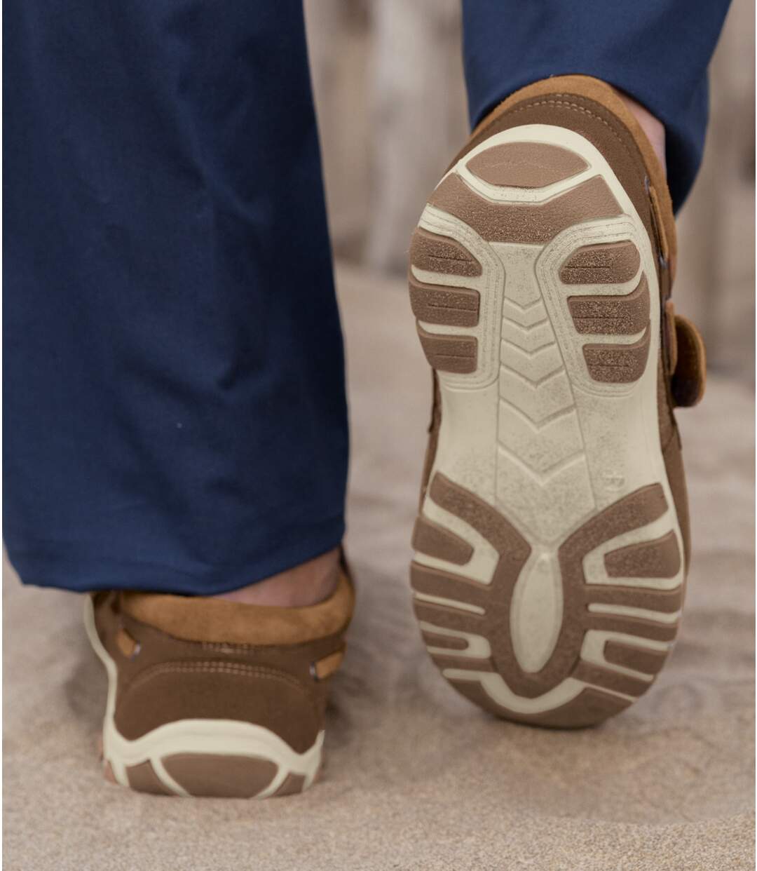Mocassins Scratchés Style Bateau-4