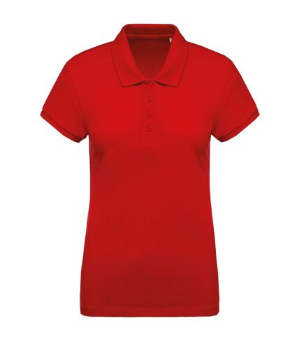 Polo femme rouge Kariban