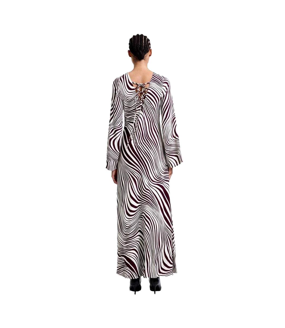 Robe Longue Ziggy Femme Blanc French Connection-3