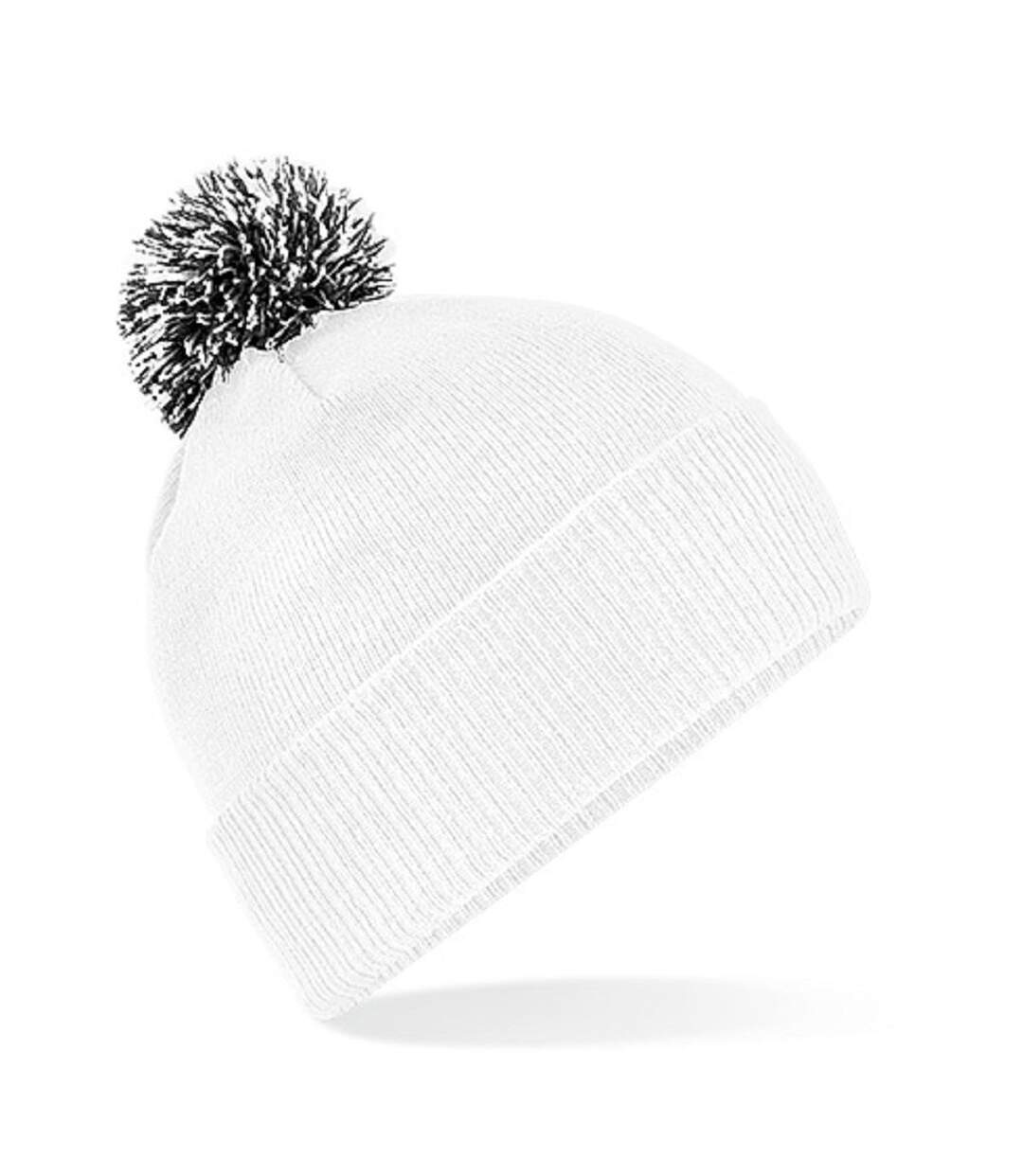 Bonnet snowstar - Adulte - B450 - blanc et noir-1