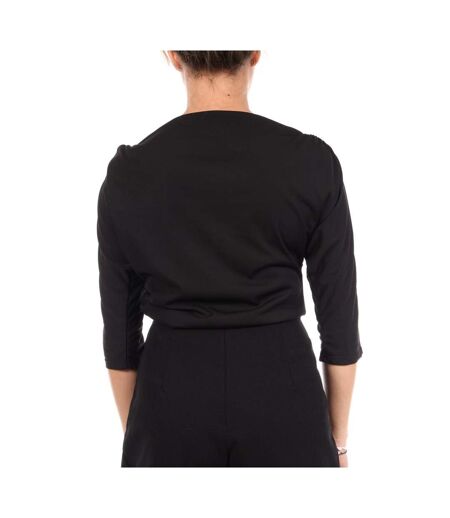 Pull noir femme morgan tzilia