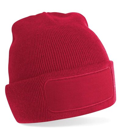 Bonnet tricoté homme rouge Beechfield