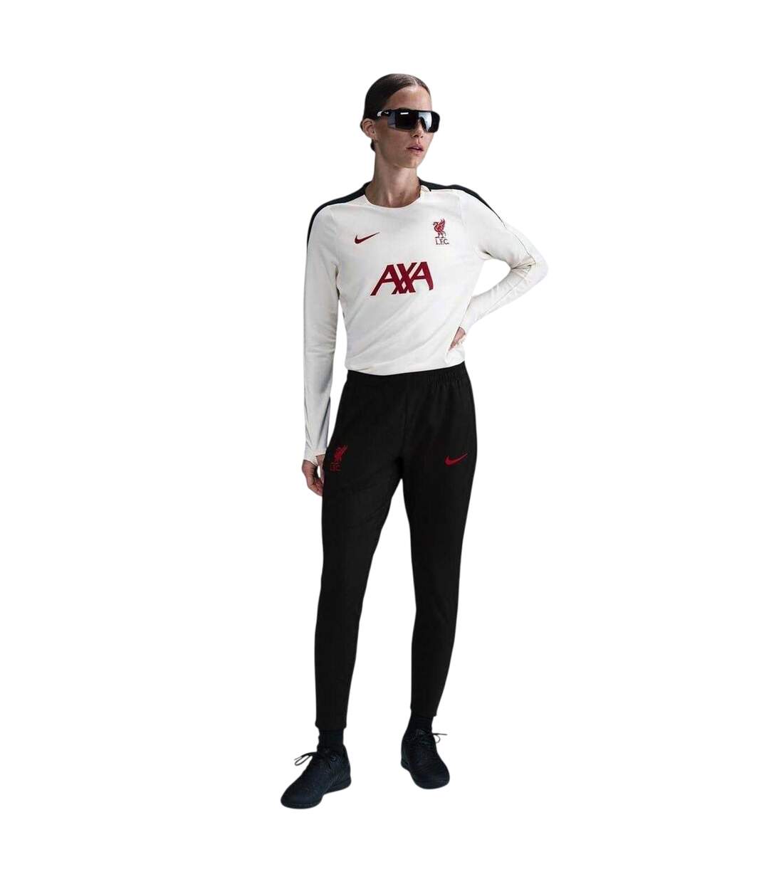 Pantalon De Survêtement Motif/style Liverpool Fc 2025/2026 Femme Noir Rouge Nike-4