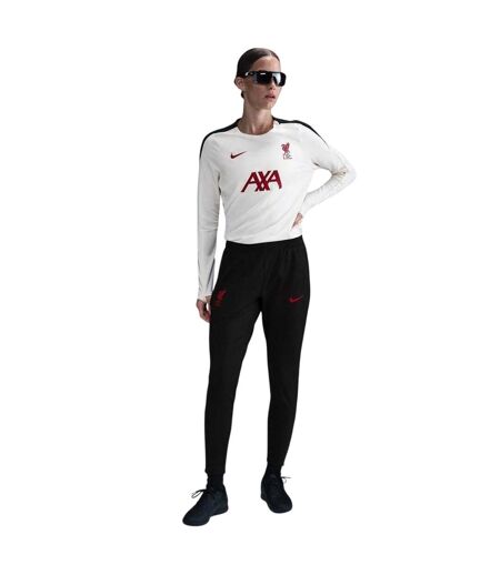 Pantalon De Survêtement Motif/style Liverpool Fc 2025/2026 Femme Noir Rouge Nike