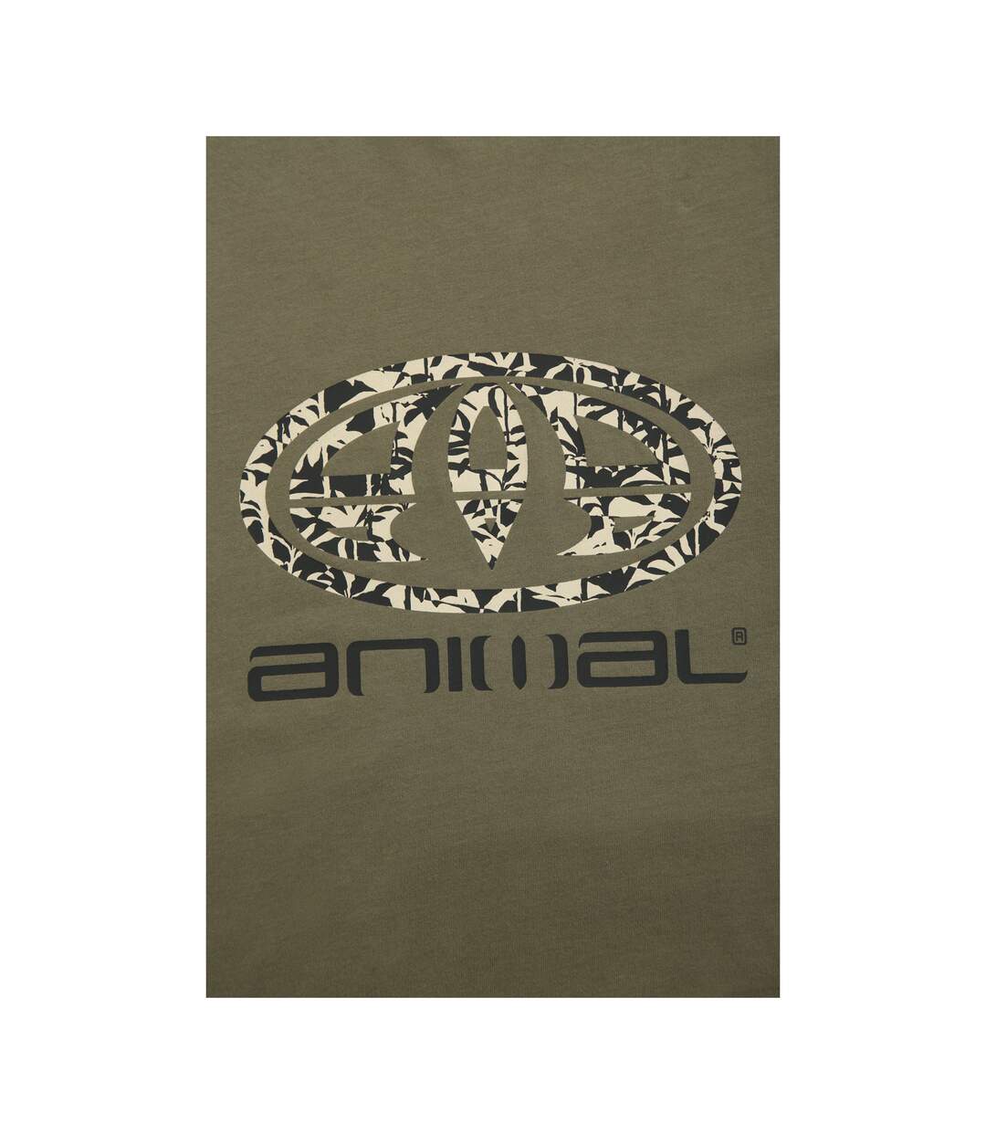 Mens jacob natural t-shirt green Animal