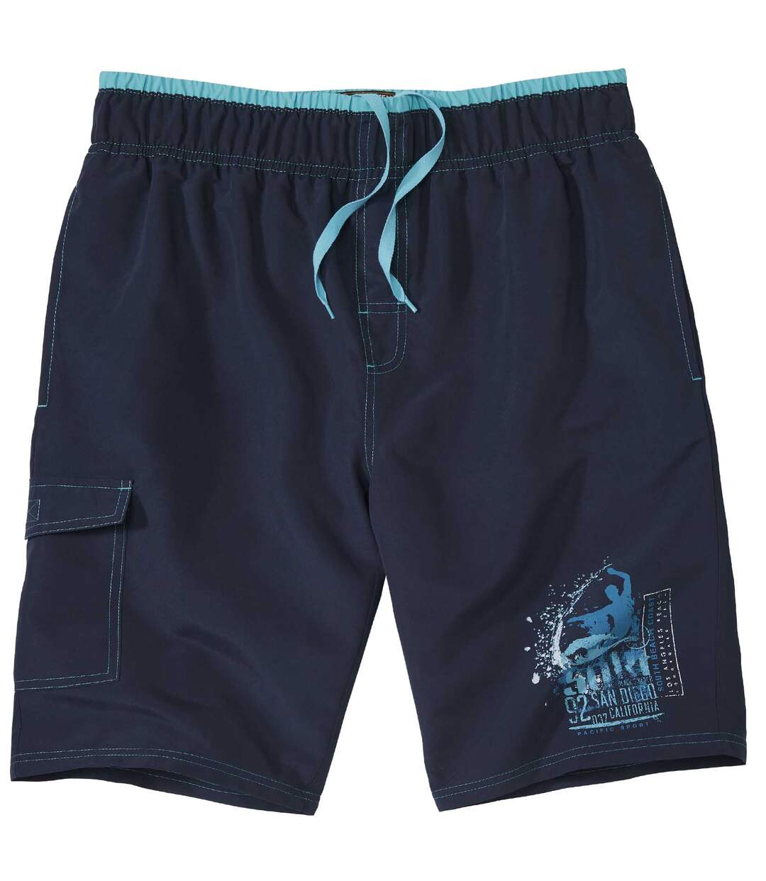 Badeshort Beach im Cargo-Look-1