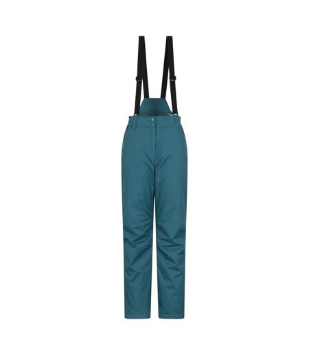 Womens/ladies Moon Ii Ski Trousers Teal Mountain Warehouse