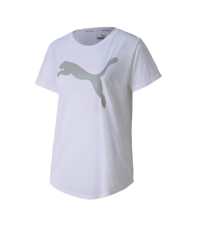 T-shirt Blanc Femme Puma Evostripe - S