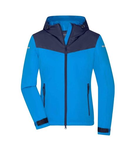 Veste Tous Les Temps Femme Bleu Marine Bleu Vif James And Nicholson