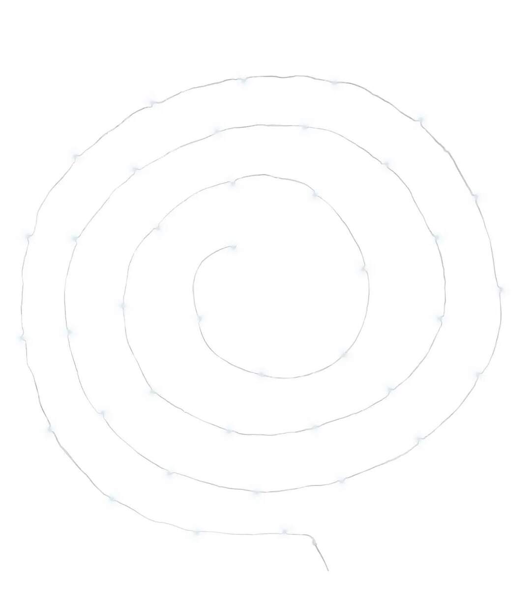Guirlande Lumineuse 40 Led Blanc 395cm Chrome-1