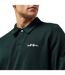 Mens Embroidered Logo Cotton Long-sleeved Polo Shirt Green Paul Smith-4