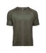 Mens Cooldry T-shirt Olive Melange Tee Jays-1