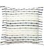 Dhadit stripe cushion cover 45cm x 45cm natural/grey Furn